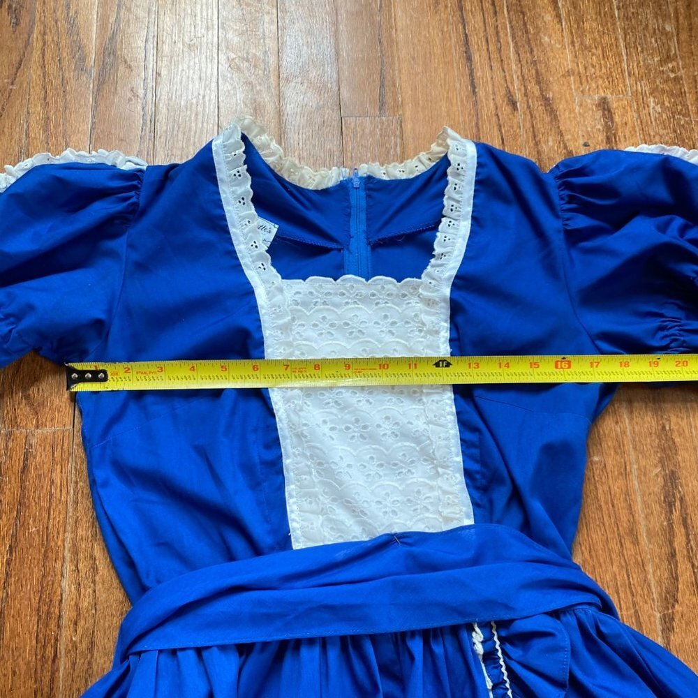 Vintage Square Dance Dress 50s Cosplay Southwestern Cowgirl Rockabilly Large 12 - Picture 10 of 12